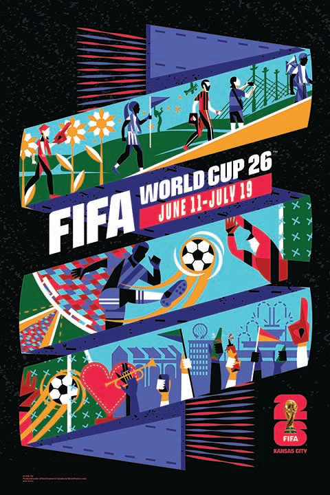 FIFA World Cup '26 - Kansas City Poster (18" × 24")