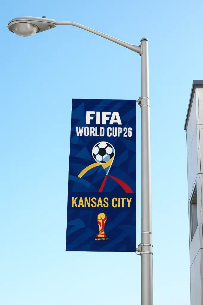 FIFA World Cup '26 - Kansas City Street Pole Banner 