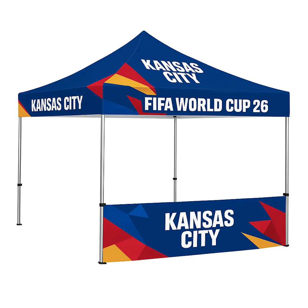 FIFA World Cup '26 - Kansas City Tent - Pop-Up Canopy Complete Kit