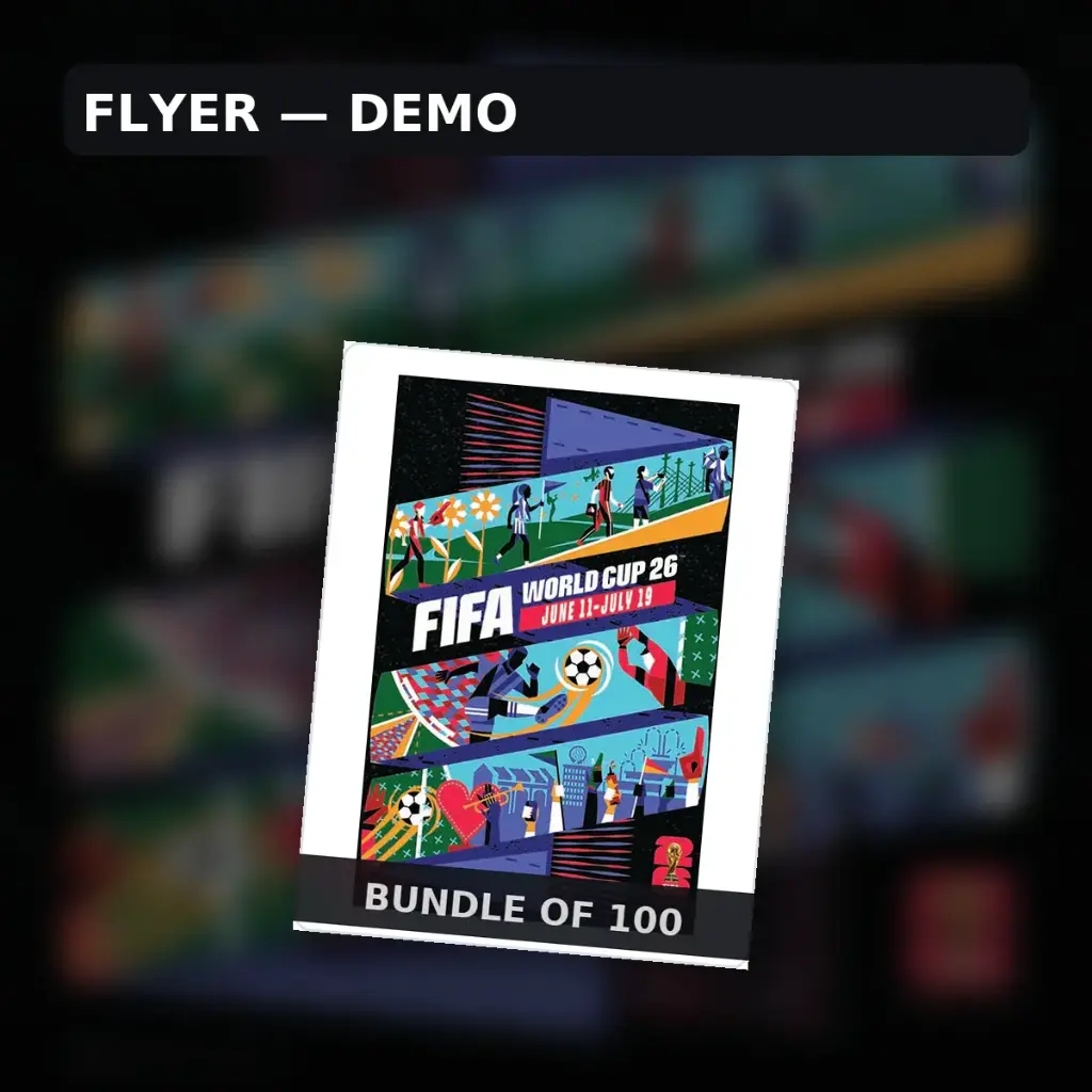 FIFA World Cup '26 - Kansas City Event Flyer