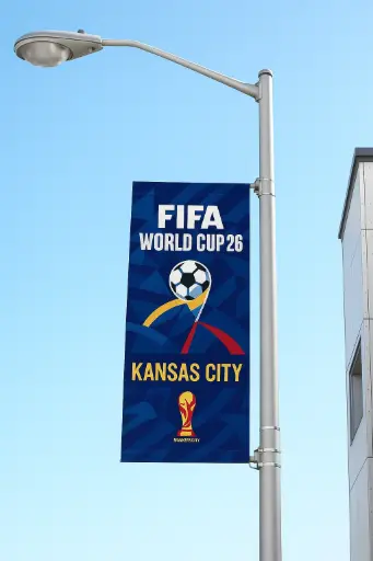 FIFA World Cup '26 - Kansas City Street Pole Banner 